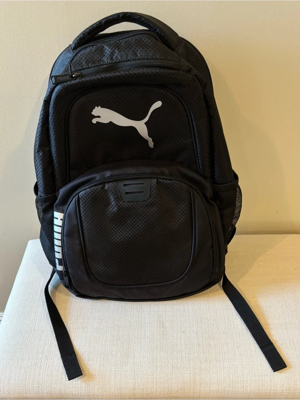 Brand new without tag Puma Black Backpack with White Logo